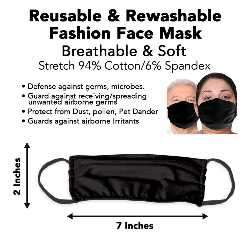 Reusable Black Face Mask - 144M2171