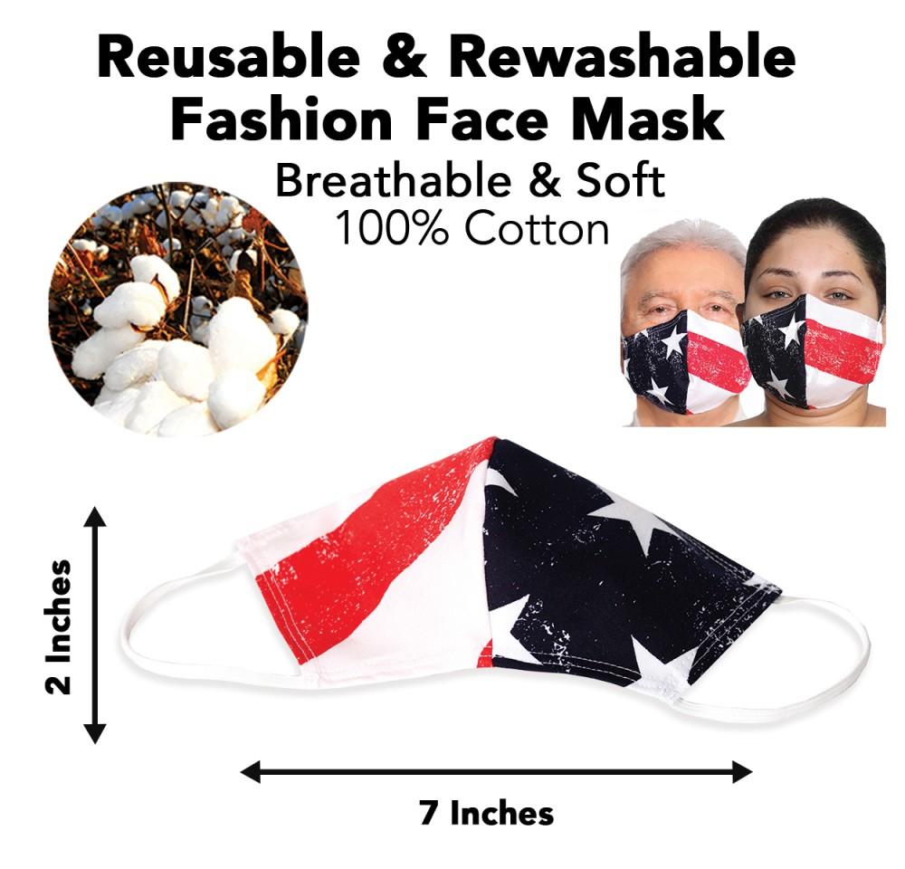 Reusable 2-Layer Cotton Face Mask 167M2181