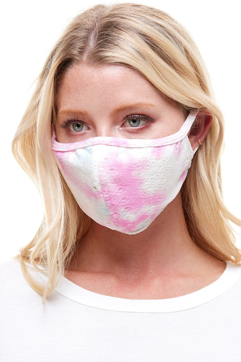 USA made Fashion Soft tie dye reusable fabric mask