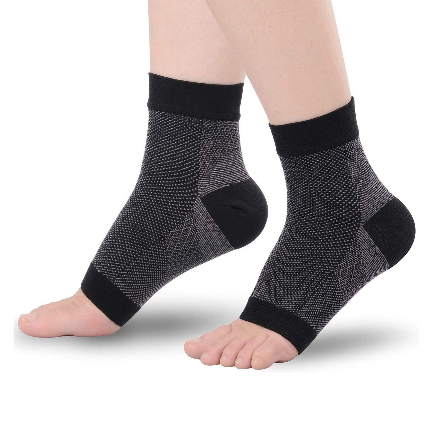 6 Pairs Plantar Fasciitis Compression Socks for Women Men Ankle Brace