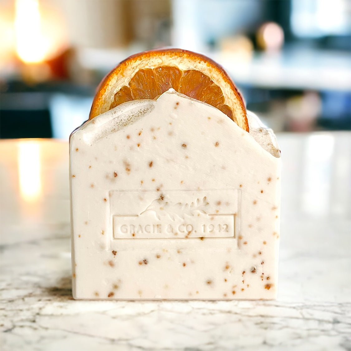 Exfoliating Orange Patchouli Shea Butter Bar