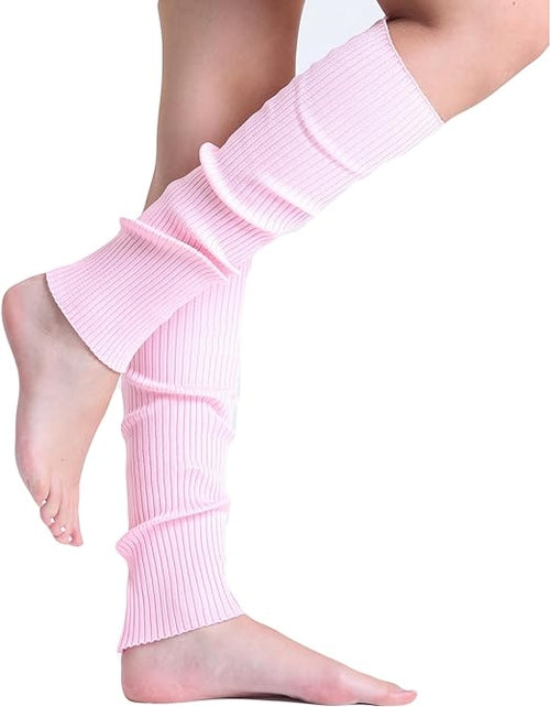 1 Pair Women's Knitted Cotton Leg Warmers for Cold Weather 21 Inches