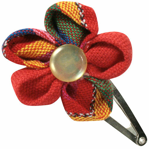 Cotton Flower Hair Clip