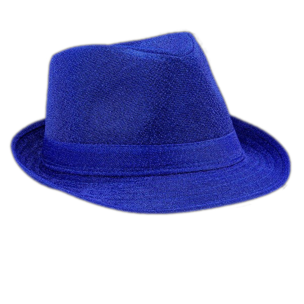 Blinkee BLUEFABRICFEDORA Soft Fabric Fedora Non Light Up, Blue