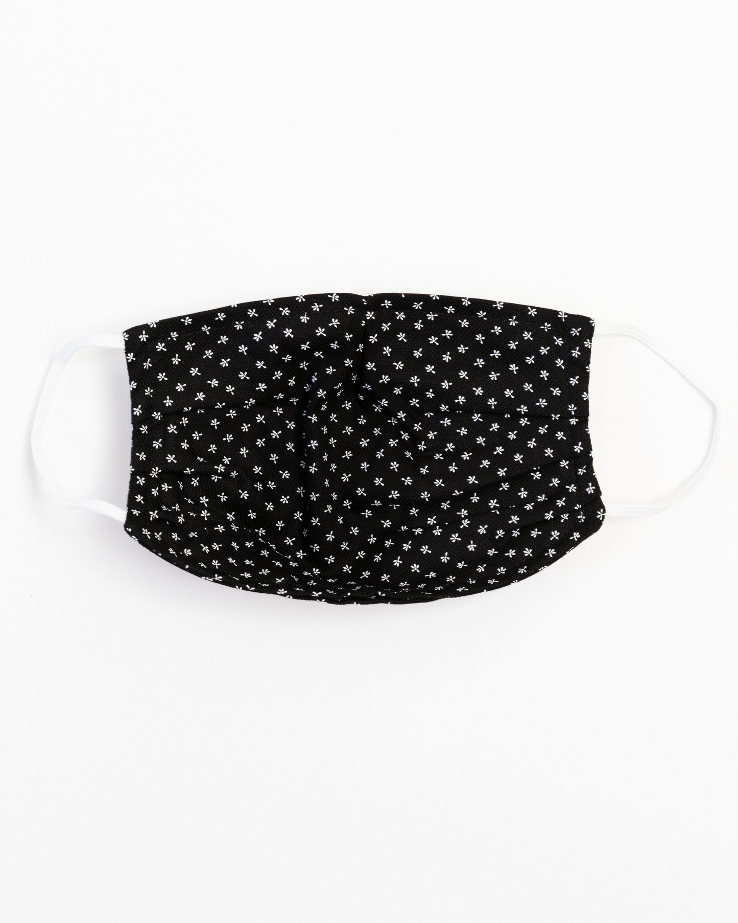 Daisy Black Face Mask