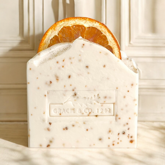 Exfoliating Orange Patchouli Shea Butter Bar