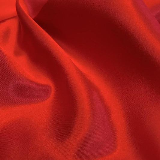 1/2 YD Charmeuse Satin - Red