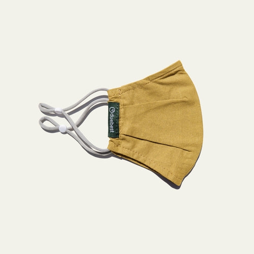 Reusable Fabric Mask (Mustard Yellow)