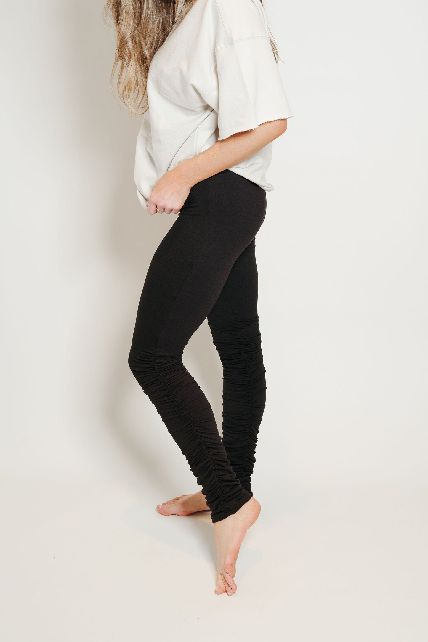 Ultra Soft Stacked Leggings Black