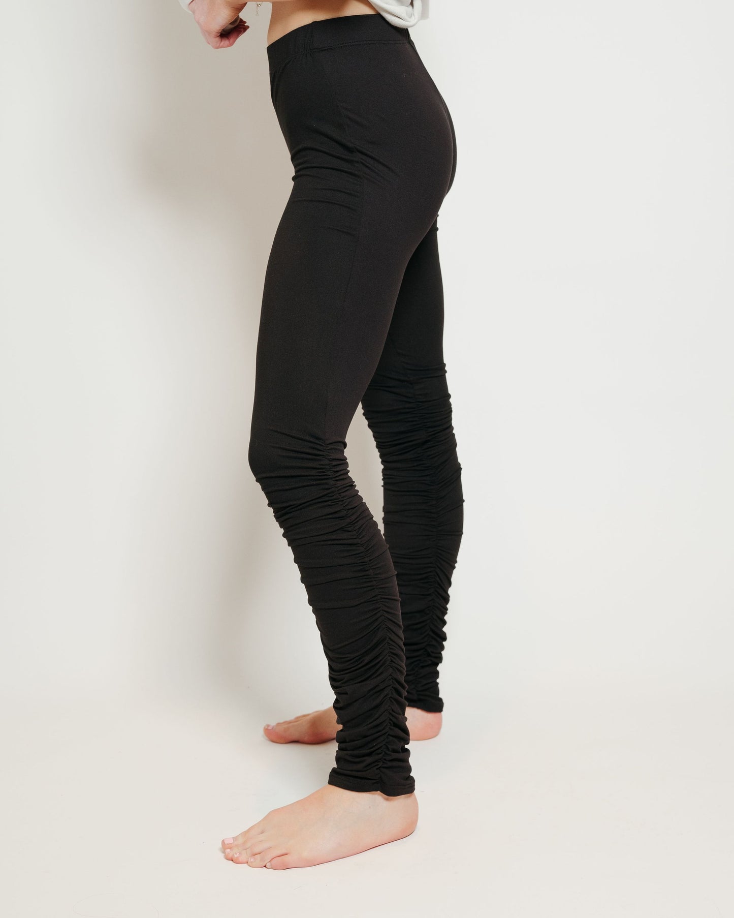 Ultra Soft Stacked Leggings Black