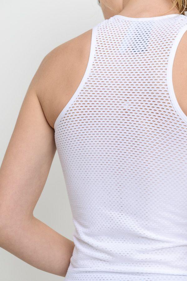 Fishnet Mesh Back Muscle Tank