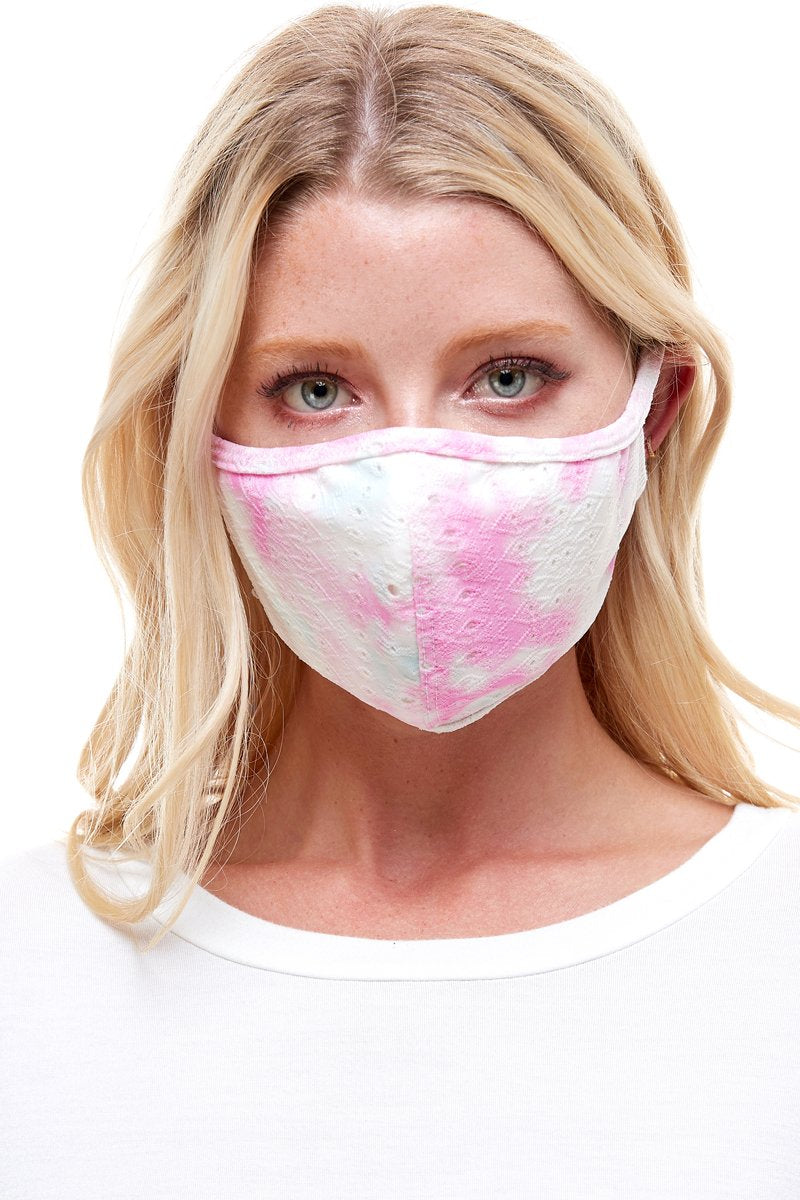 USA made Fashion Soft tie dye reusable fabric mask