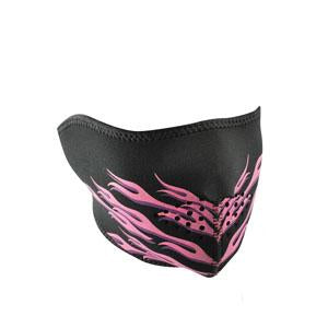 Balboa WNFM054H Neoprene half Face Mask  Pink Flames