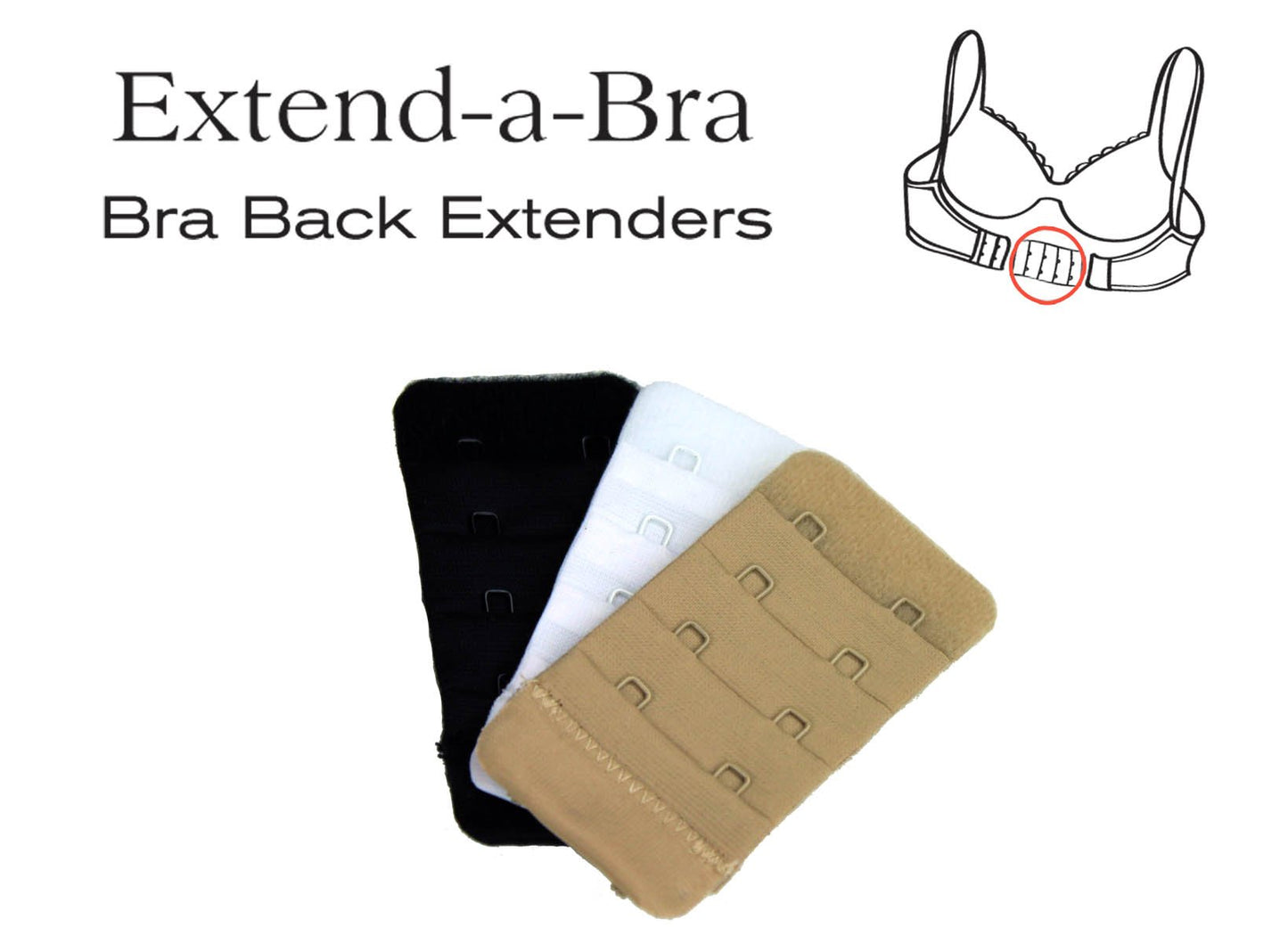 Extend-a-Bra: 2 hook