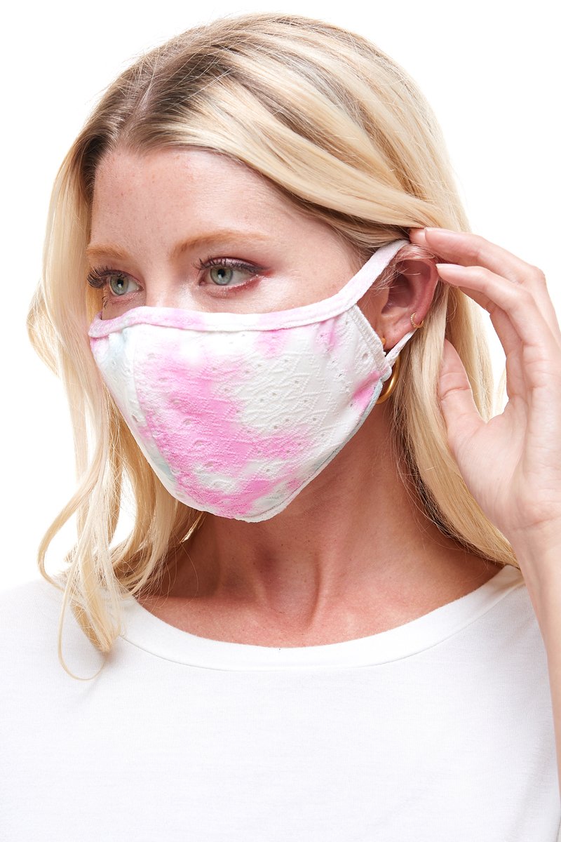 USA made Fashion Soft tie dye reusable fabric mask