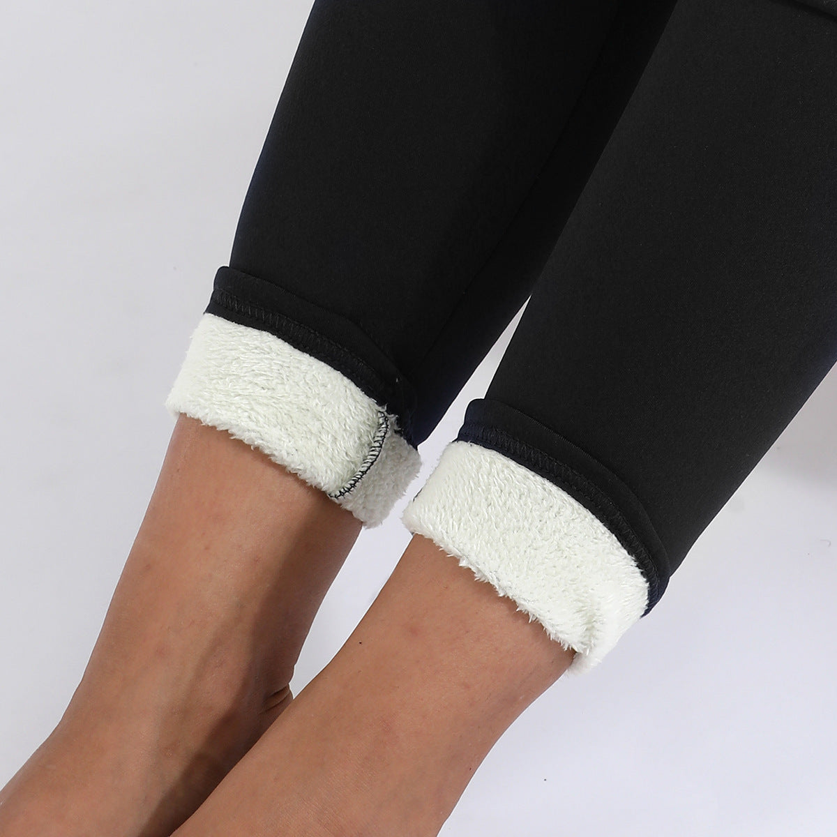 Winter Leggings Warm Thick High Stretch Lamb Cashmere Leggins Skinny F