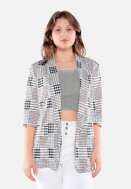 Glaze Print Semi Casual Blazer