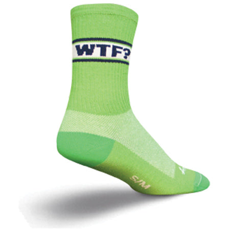 Sockguy 273065 6in. Small - Medium Crew - Green