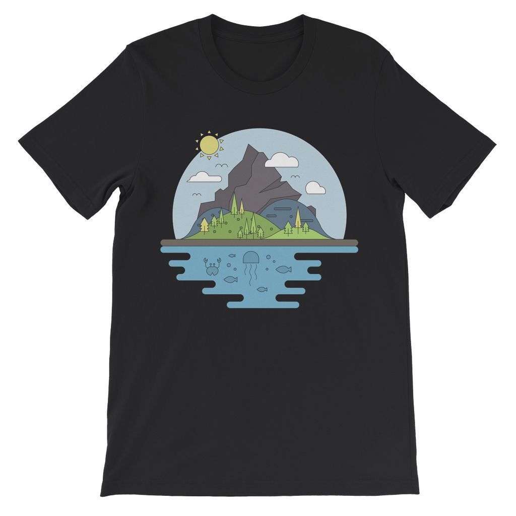 Mountains World II Short Sleeve T-shirt