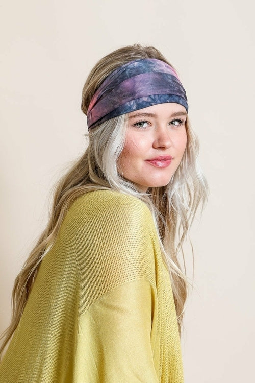 Wide Tie-Dye Headband